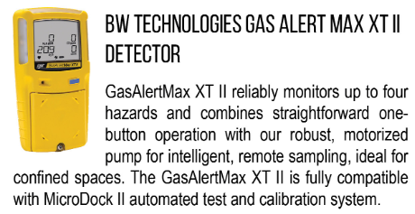 BW Technologies Gas Alert Max XT II Detector